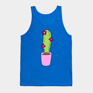 Tall Flower Cactus Tank Top